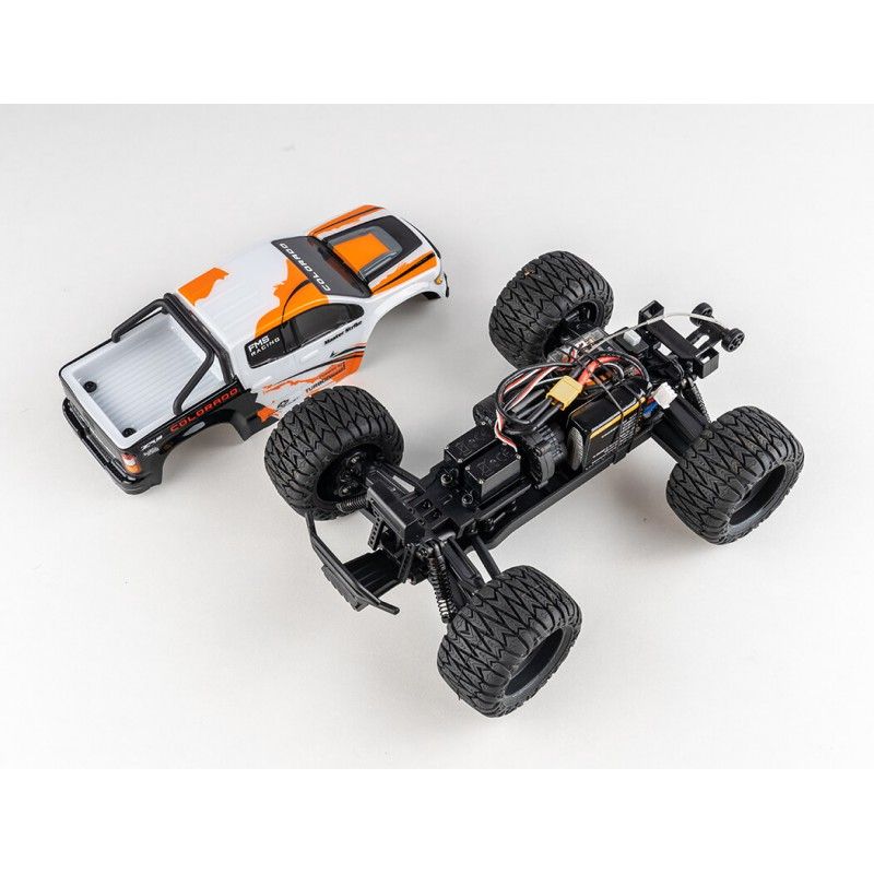 1/24 Chevrolet Colorado FMT24 Monster truck RTR car kit - White | Ventedemodelisme.fr