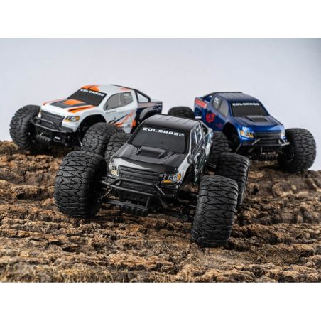 1/24 Chevrolet Colorado FMT24 Monster truck RTR car kit - Black | Ventedemodelisme.fr