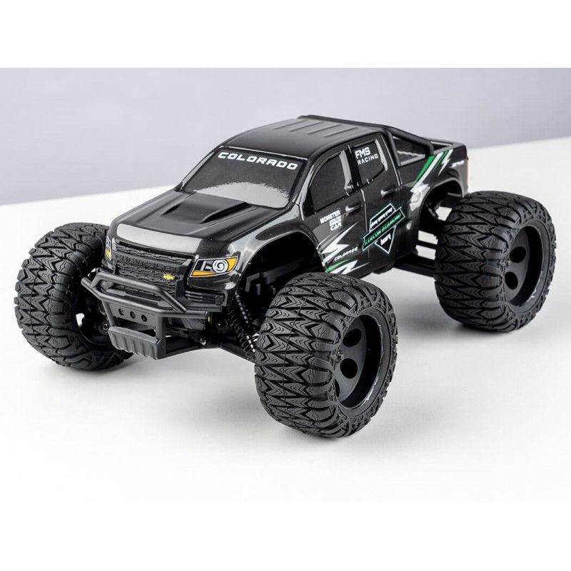 1/24 Chevrolet Colorado FMT24 Monster truck RTR car kit - Black | Ventedemodelisme.fr