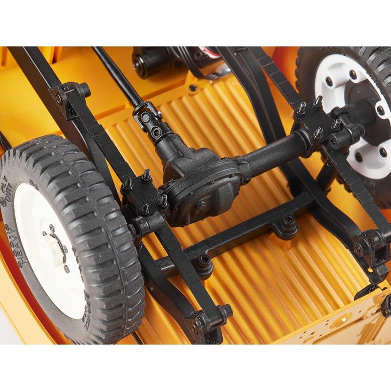 1/12 Land Rover Series II scaler RTR car kit - Yellow | Ventedemodelisme.fr