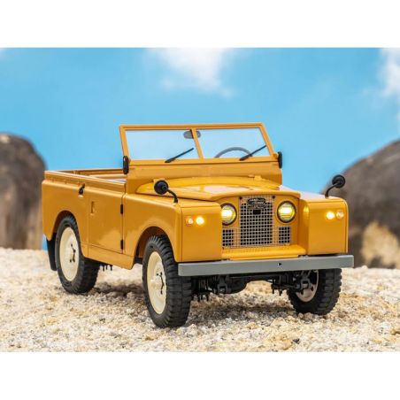 1/12 Land Rover Series II scaler RTR car kit - Yellow | Ventedemodelisme.fr