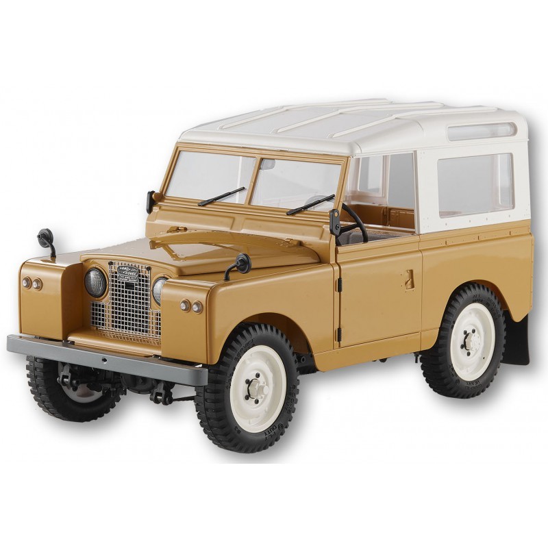 1/12 Land Rover Series II scaler RTR car kit - Yellow | Ventedemodelisme.fr