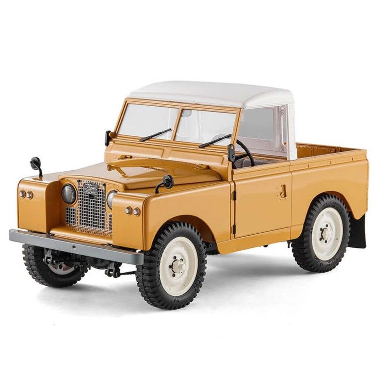 1/12 Land Rover Series II scaler RTR car kit - Yellow | Ventedemodelisme.fr