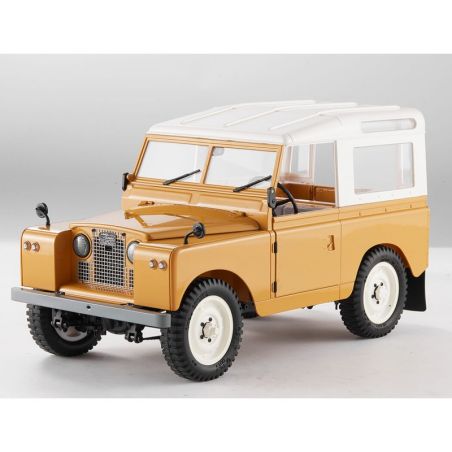 1/12 Land Rover Series II scaler RTR car kit - Yellow | Ventedemodelisme.fr