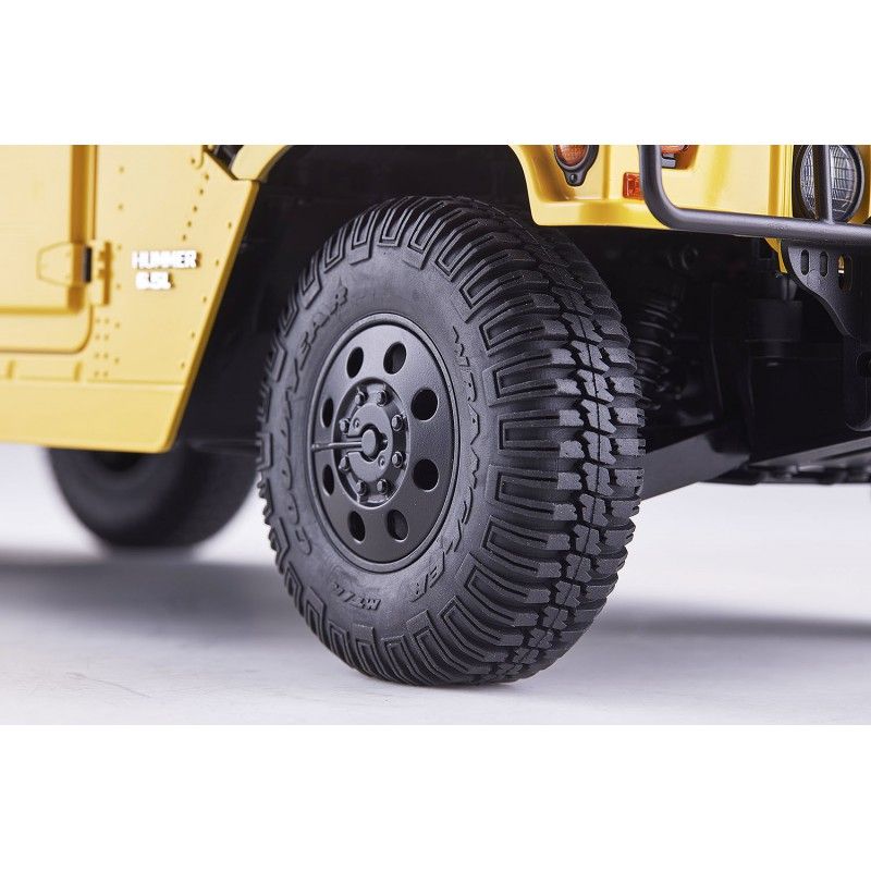 1/12 Hummer H1 scaler RTR car kit - Yellow | Ventedemodelisme.fr