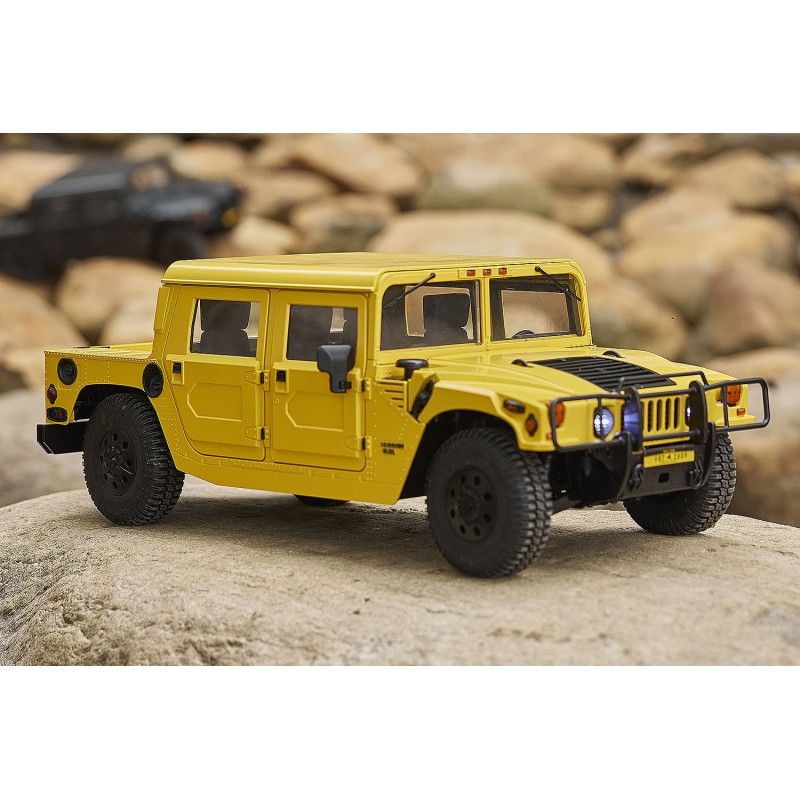 1/12 Hummer H1 scaler RTR car kit - Yellow | Ventedemodelisme.fr