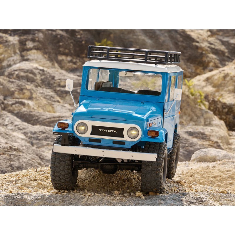 1/10 Toyota Land cruiser FJ40 scaler ARTR kit (RS version) - Blue | Ventedemodelisme.fr