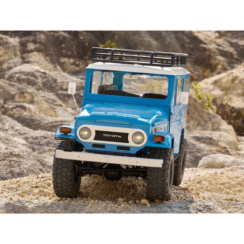 1/10 Toyota Land cruiser FJ40 scaler ARTR kit (RS version) - Blue | Ventedemodelisme.fr