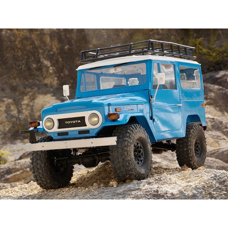 1/10 Toyota Land cruiser FJ40 scaler ARTR kit (RS version) - Blue | Ventedemodelisme.fr