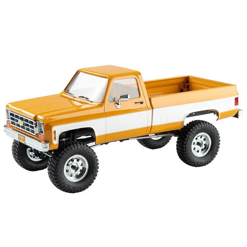 1/18 Chevrolet K10 FCX18 scaler RTR car kit - Yellow | Ventedemodelisme.fr