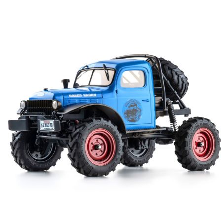 1/24 Power wagon V2 FCX24 crawler RTR car kit - Blue | Ventedemodelisme.fr