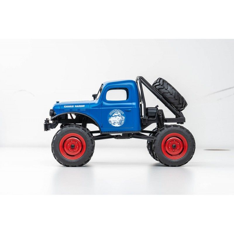 1/24 Power wagon V2 FCX24 crawler RTR car kit - Blue | Ventedemodelisme.fr