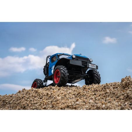 1/24 Power wagon V2 FCX24 crawler RTR car kit - Blue | Ventedemodelisme.fr