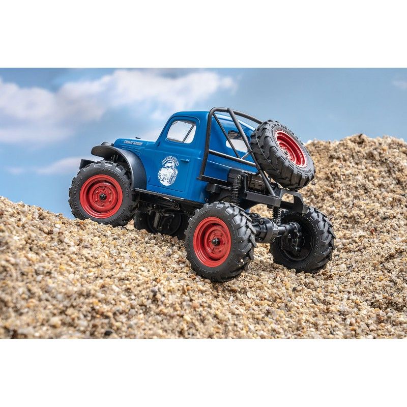 1/24 Power wagon V2 FCX24 crawler RTR car kit - Blue | Ventedemodelisme.fr