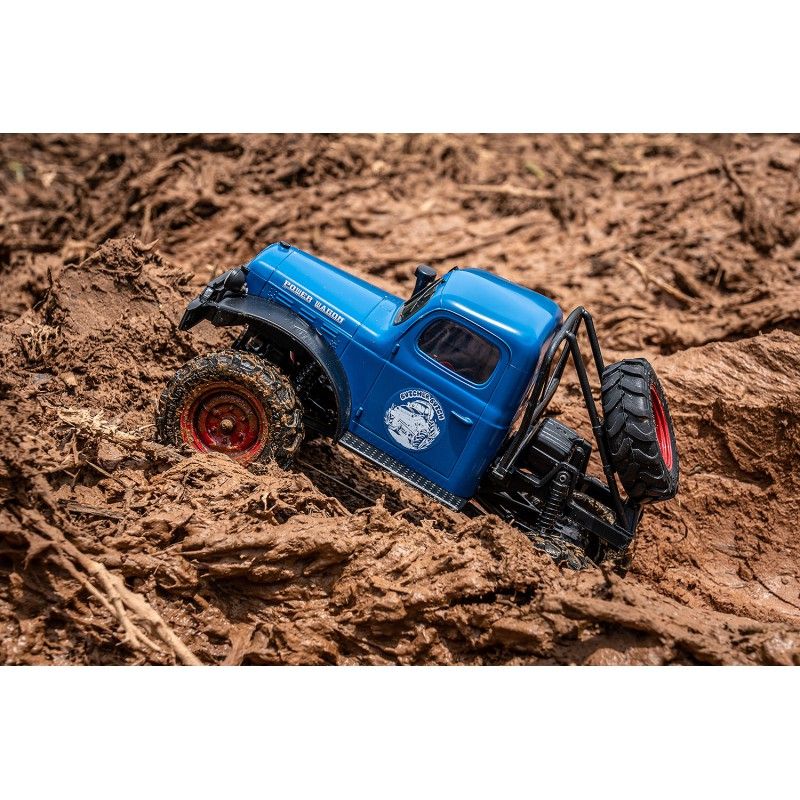 1/24 Power wagon V2 FCX24 crawler RTR car kit - Blue | Ventedemodelisme.fr