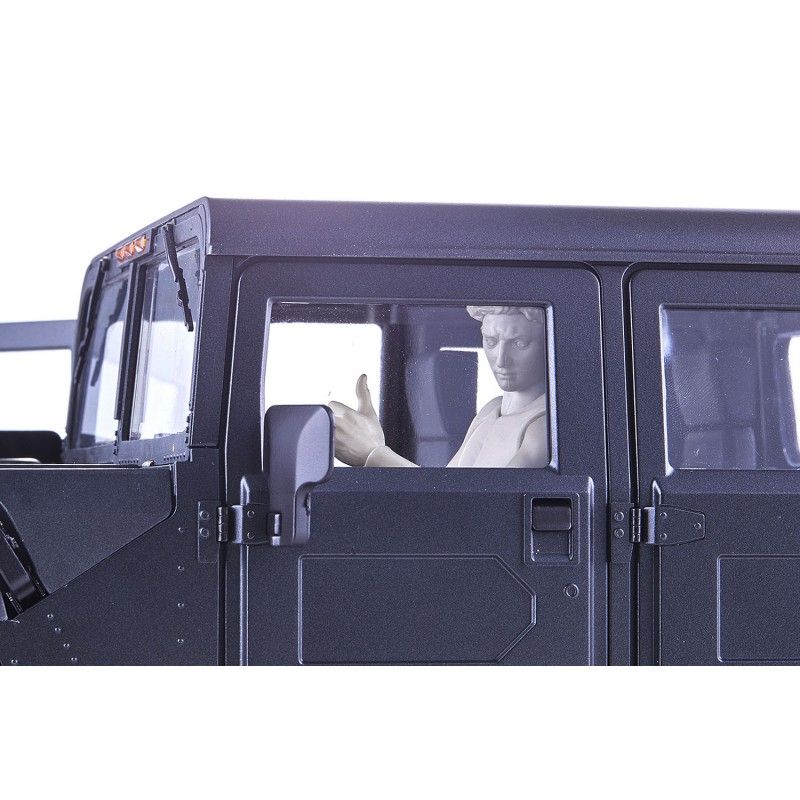 1/12 Hummer H1 scaler RTR car kit - Black | Ventedemodelisme.fr