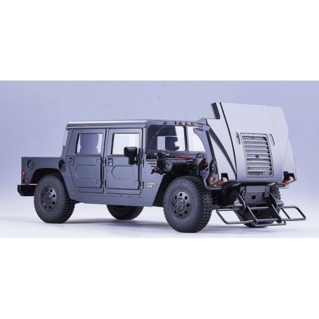 1/12 Hummer H1 scaler RTR car kit - Black | Ventedemodelisme.fr