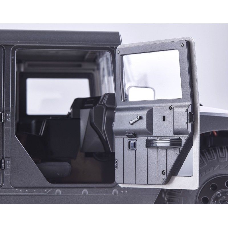 1/12 Hummer H1 scaler RTR car kit - Black | Ventedemodelisme.fr
