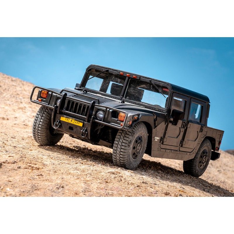 1/12 Hummer H1 scaler RTR car kit - Black | Ventedemodelisme.fr