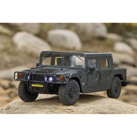 1/12 Hummer H1 scaler RTR car kit - Black | Ventedemodelisme.fr
