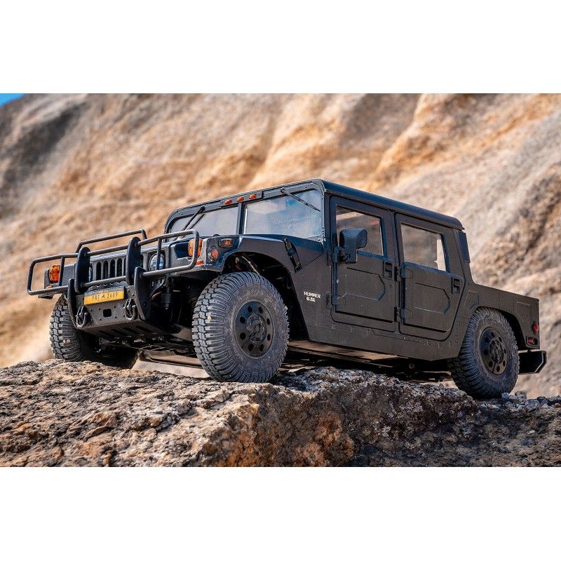 1/12 Hummer H1 scaler RTR car kit - Black | Ventedemodelisme.fr