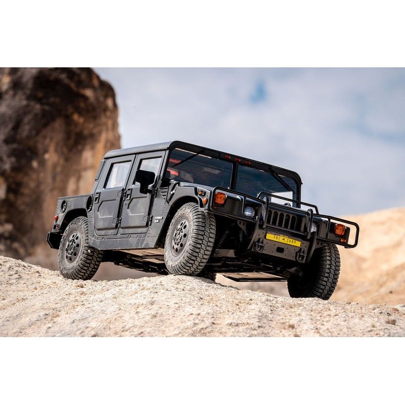 1/12 Hummer H1 scaler RTR car kit - Black | Ventedemodelisme.fr
