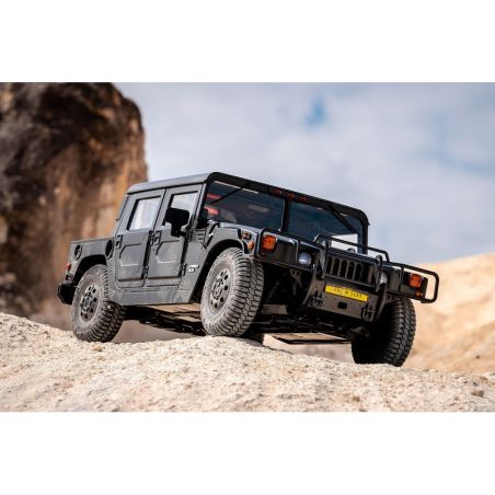 1/12 Hummer H1 scaler RTR car kit - Black | Ventedemodelisme.fr