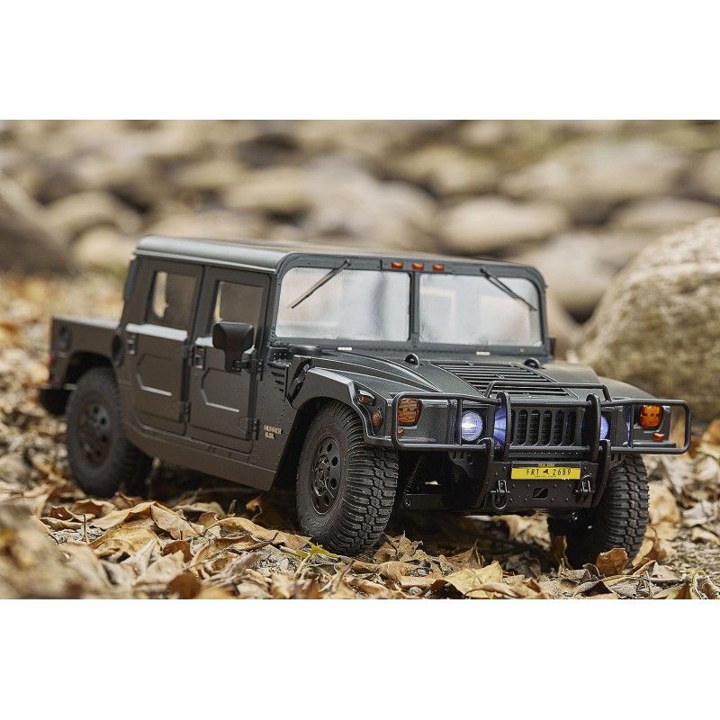 1/12 Hummer H1 scaler RTR car kit - Black | Ventedemodelisme.fr