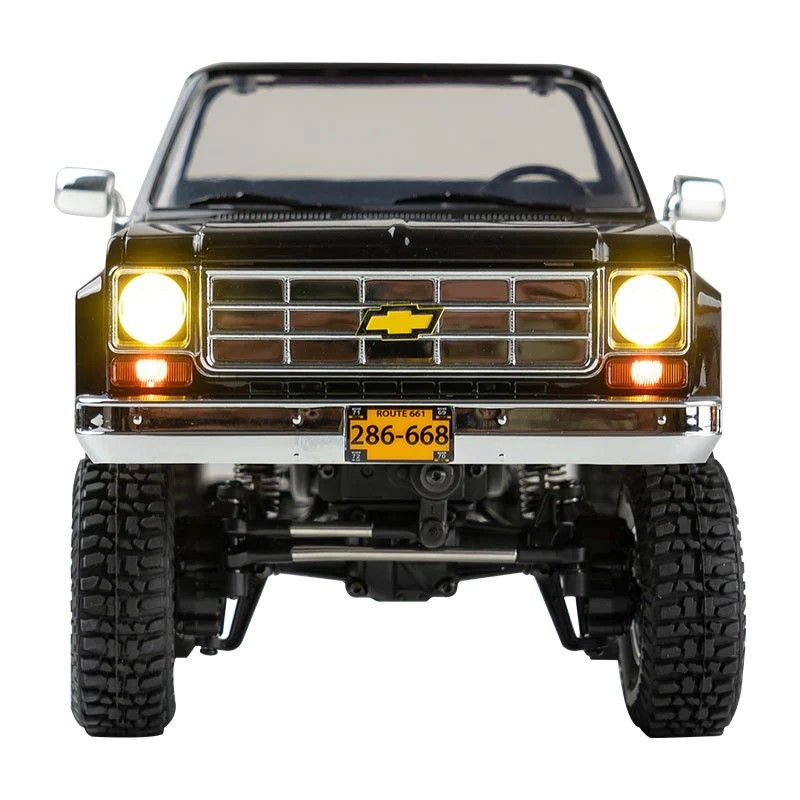 1/18 Chevrolet K10 FCX18 scaler RTR car kit - Black | Ventedemodelisme.fr