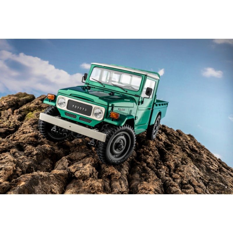 1/12 TOYOTA FJ45 scaler RTR car kit - Green | Ventedemodelisme.fr
