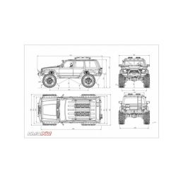 Crawling kit - EMO X2 1/8 RTR kit (Metallic Blue) 2