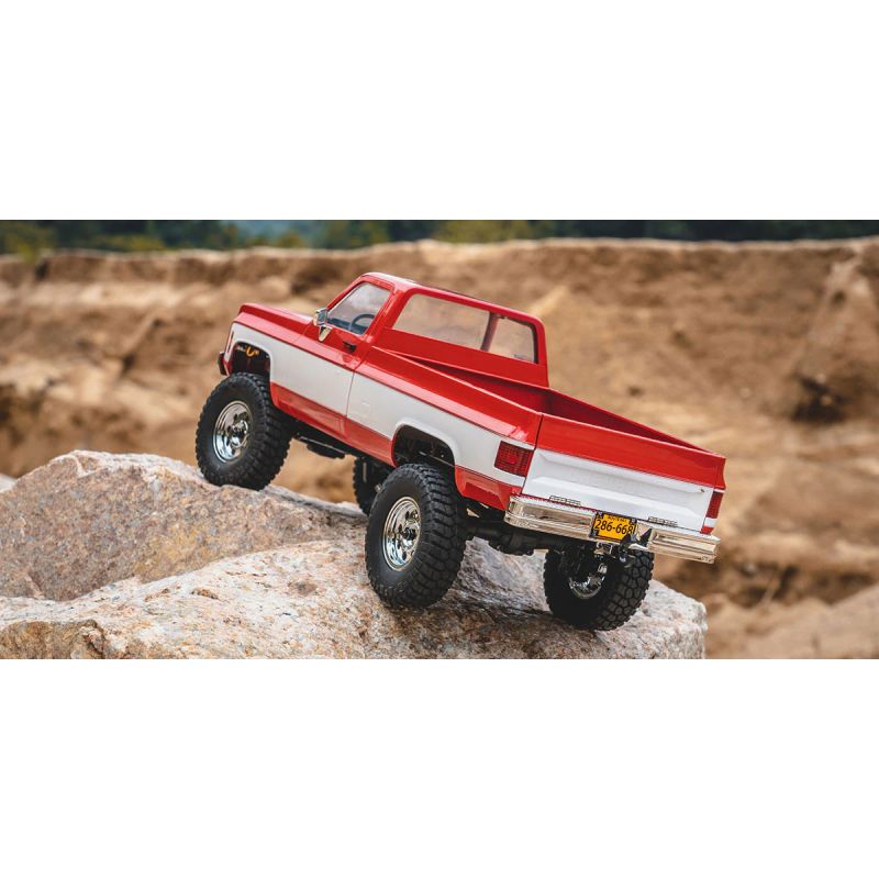 1/18 Chevrolet K10 FCX18 scaler RTR car kit - Red | Ventedemodelisme.fr