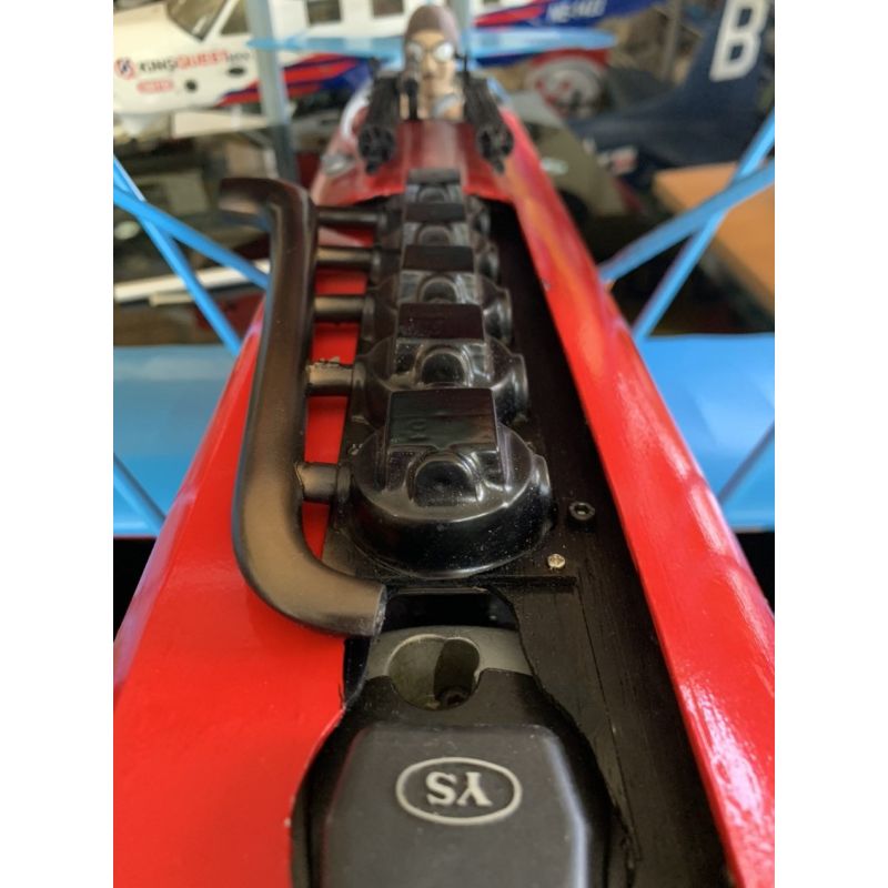 VQ Model Fokker D.VII .120 size EP-GP - Rouge et Bleu