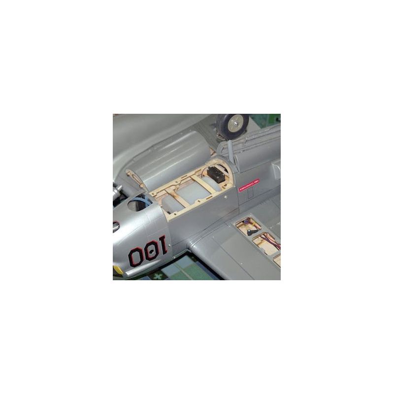 Avion VQ P-38 Lightning (Silver) 82.6" Wingspan ARF