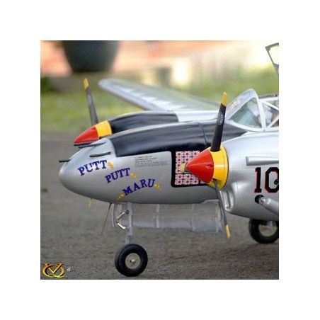 Avion VQ P-38 Lightning (Silver) 82.6" Wingspan ARF