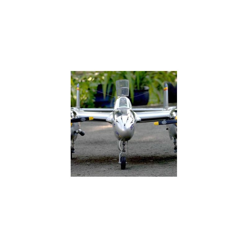 Avion VQ P-38 Lightning (Silver) 82.6" Wingspan ARF