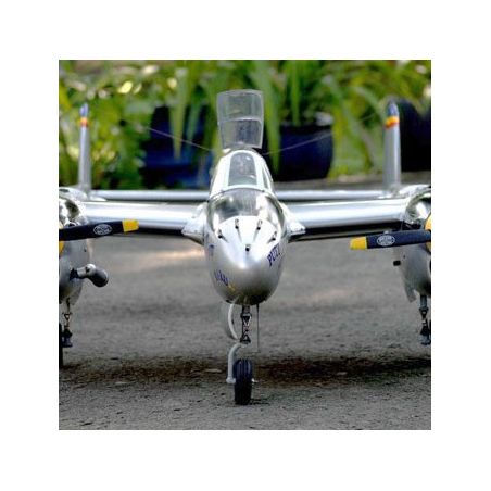Avion VQ P-38 Lightning (Silver) 82.6" Wingspan ARF