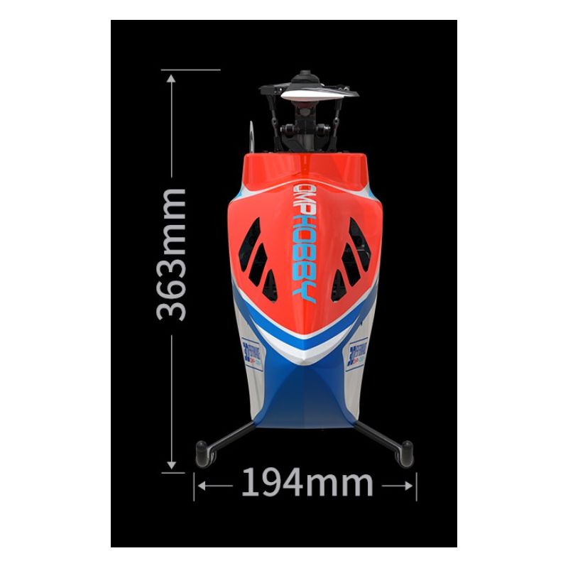 Helicoptère OMPHOBBY M7 - Orange