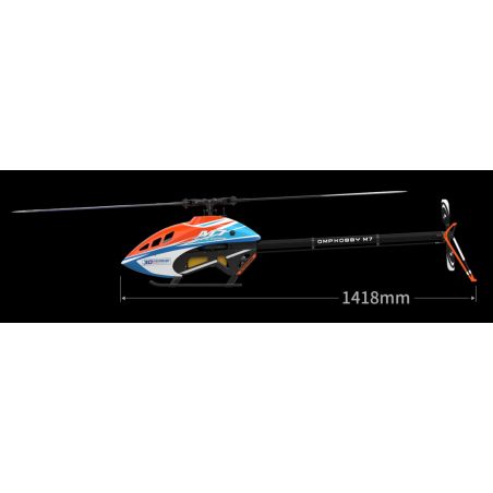 Helicoptère OMPHOBBY M7 - Orange