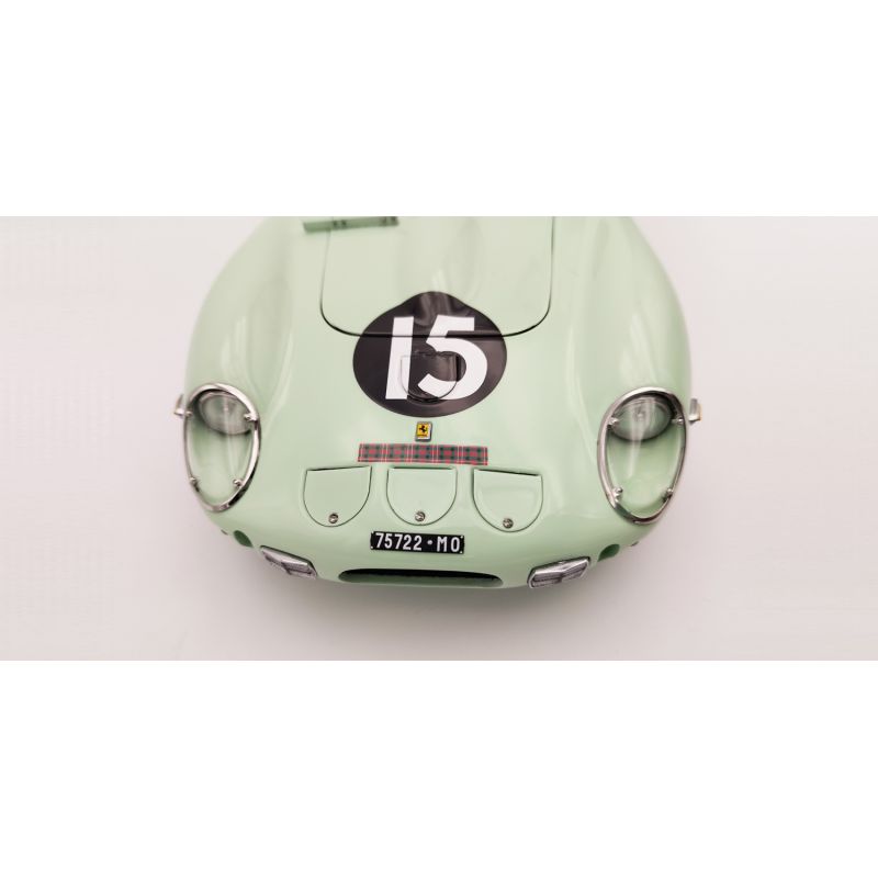 Voiture de collection CMC Ferrari 250 GTO, Goodwood 1962, 15 Stirling Moss Team/Irlande Édition limitée 2200 pièces.