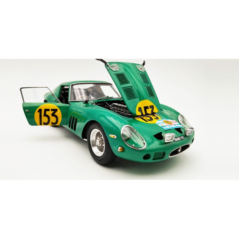 Voiture de collection CMC Ferrari 250 GTO,Tour de France 1962,Piper/Margulies, 153 Édition limitée 2200 pièces.