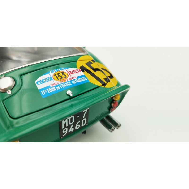 Voiture de collection CMC Ferrari 250 GTO,Tour de France 1962,Piper/Margulies, 153 Édition limitée 2200 pièces.