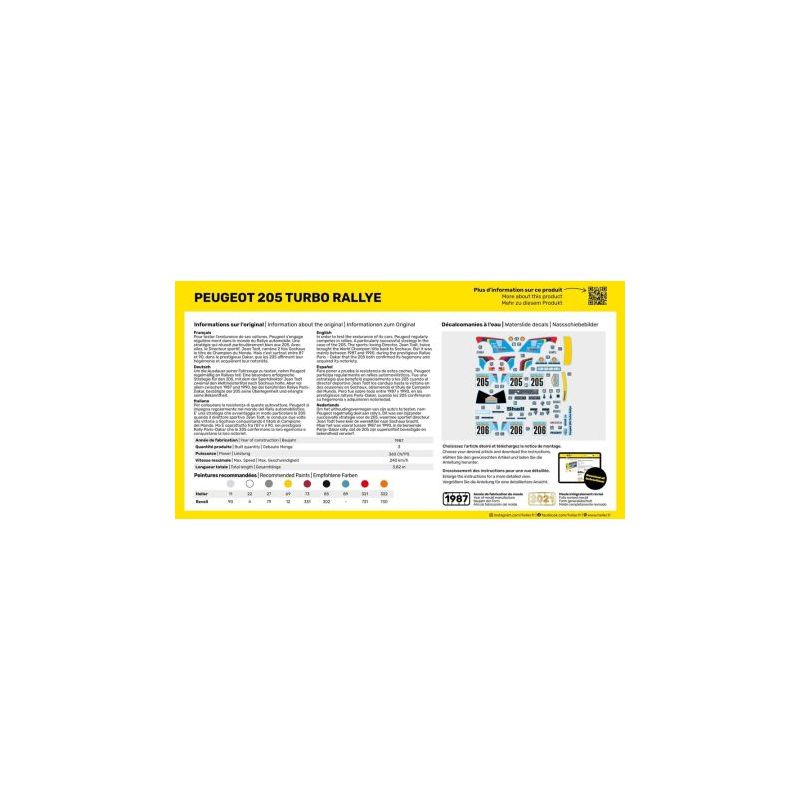 STARTER KIT Peugeot 205 Turbo Rally