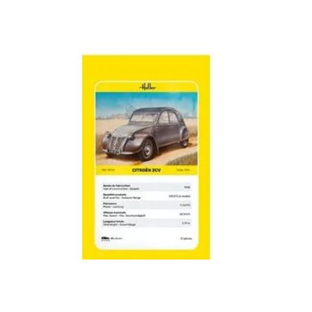 HELLER 80175 1/43 - CITROEN 2 CV CLASSIC