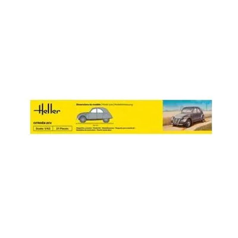 HELLER 80175 1/43 - CITROEN 2 CV CLASSIC