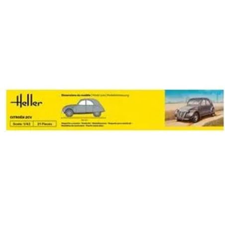 HELLER 80175 1/43 - CITROEN 2 CV CLASSIC