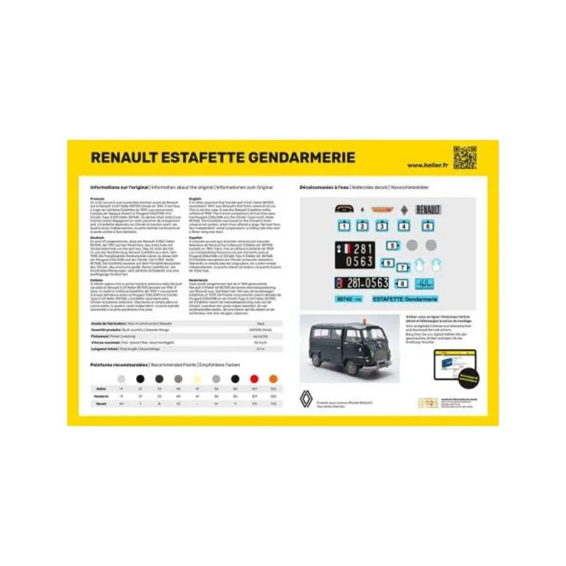 RENAULT Estafette Gendarmerie New Mould