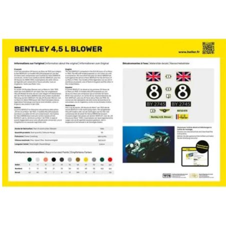 BENTLEY 4.5 L BLOWER 1/24 HELLER