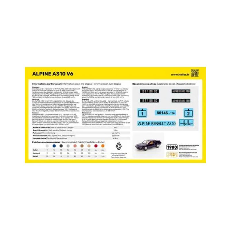 STARTER KIT Alpine A310