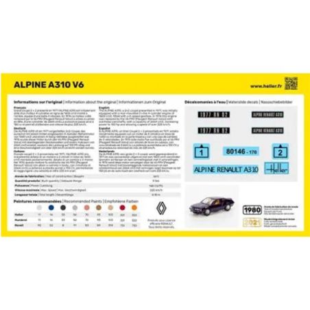 STARTER KIT Alpine A310
